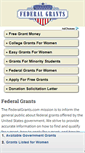 Mobile Screenshot of federalgrants.com